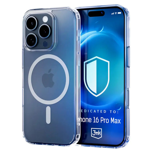 3mk MagCase с MagSafe за iPhone 16 Pro Max - Прозрачен