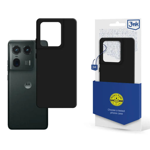3mk Matt Case за Motorola Moto Edge 50 Ultra - черен