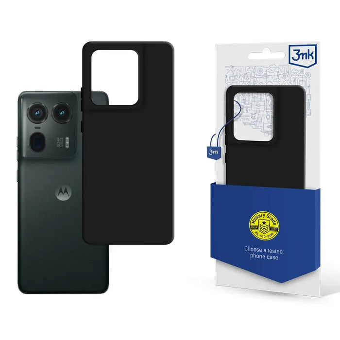 3mk Matt Case за Motorola Moto Edge 50 Ultra - черен