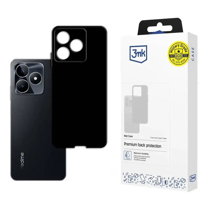 3mk Matt Case за Realme C53 - черен