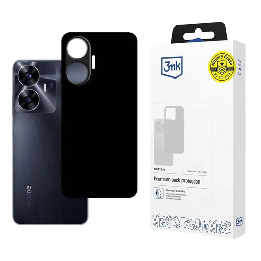 3mk Matt Case за Realme C55 - черен