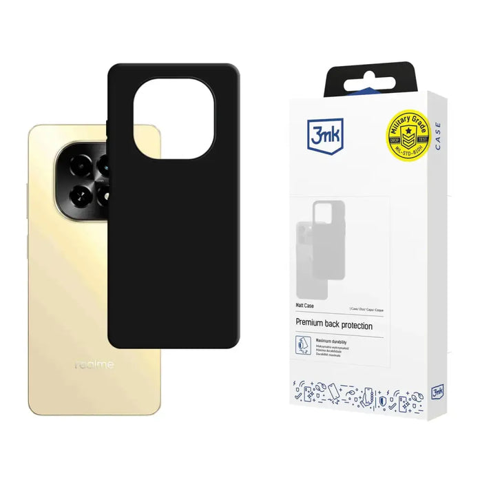 3mk Matt Case за Realme C63 5G - черен