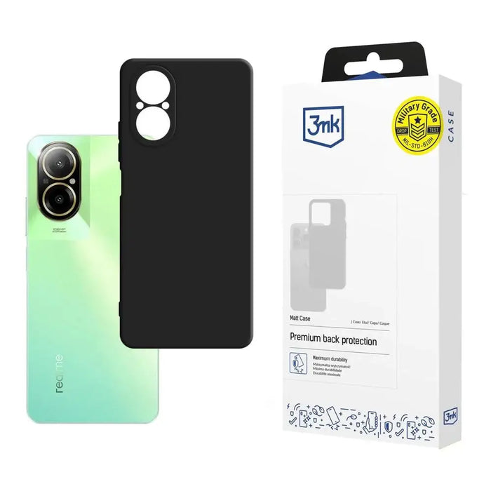 3mk Matt Case за Realme C67 - черен