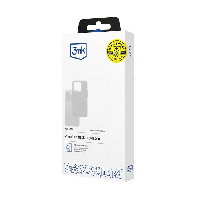 3mk Matt Case за Samsung Galaxy XCover 7 Pro - черен