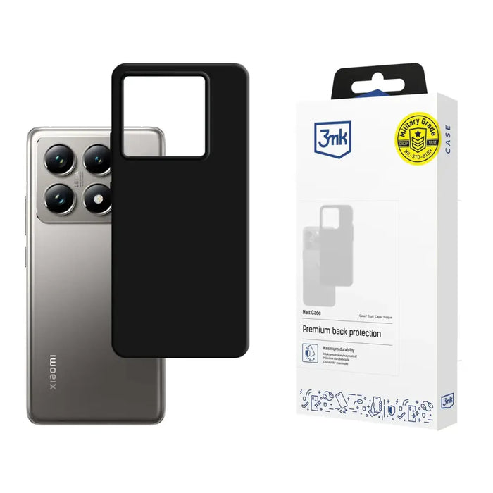 3mk Matt Case за Xiaomi 14T Pro - черен