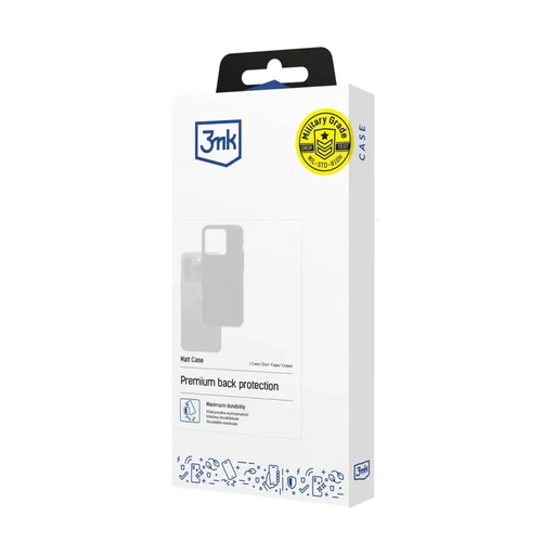 3mk Matt Case за Xiaomi Poco M6 5G - черен