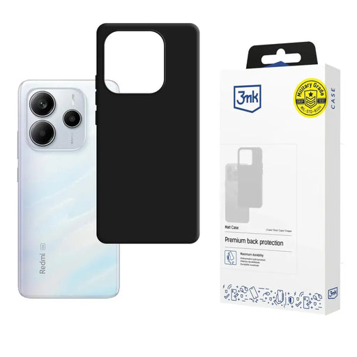 3mk Matt Case за Xiaomi Redmi Note 14 5G - черен