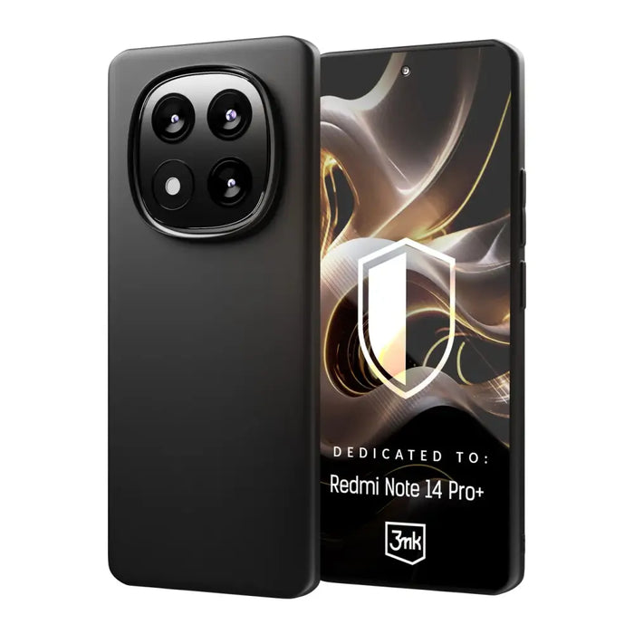 3mk Matt Case за Xiaomi Redmi Note 14 Pro + - черен
