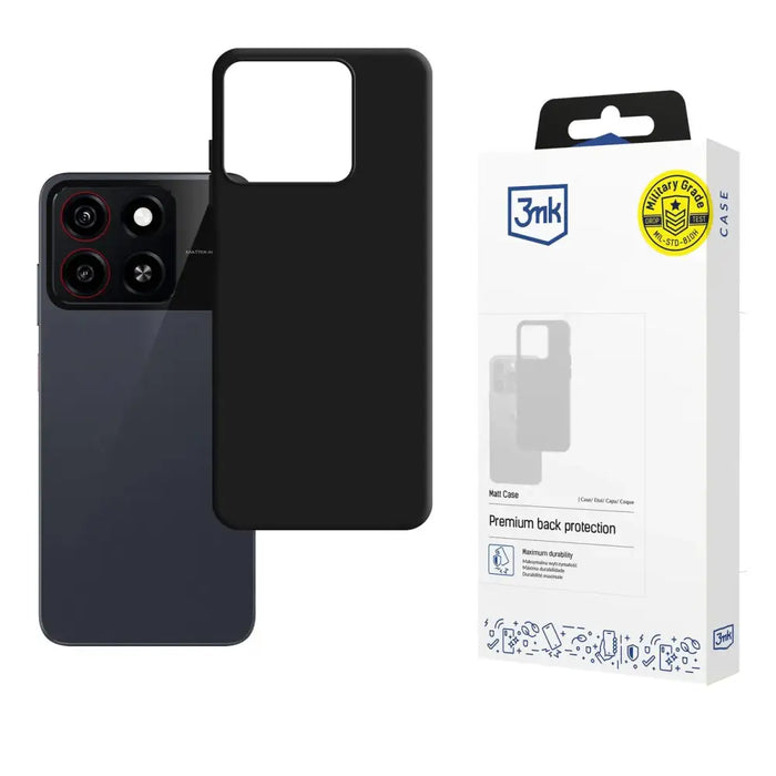 3mk Matt Case за ZTE Blade A35 - черен