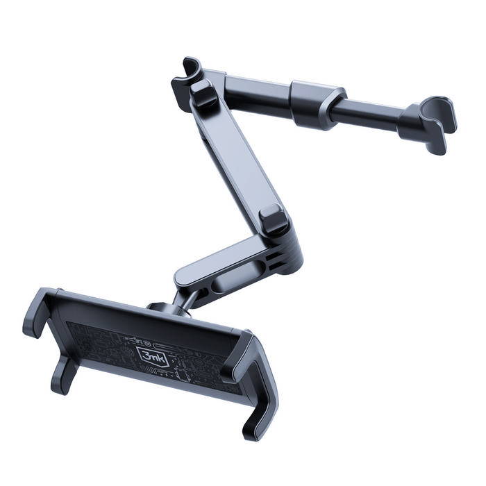 Стойка за телефон 3mk Single Headrest за единична облегалка за кола - черна