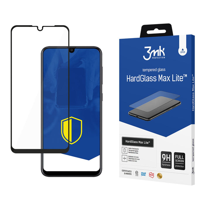 3mk HardGlass Max Lite черно закалено стъкло за Samsung Galaxy A30S