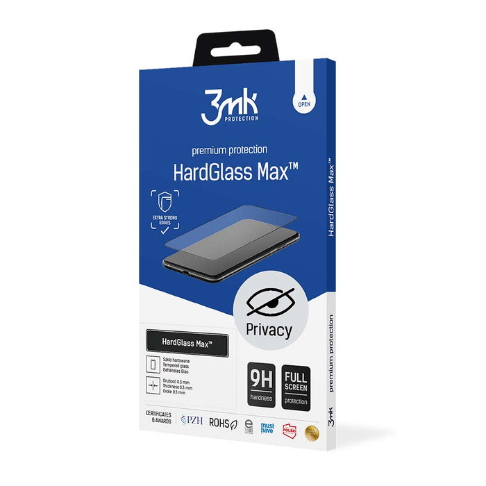 9H 3mk HardGlass Max Privacy™ защитно стъкло за iPhone 8