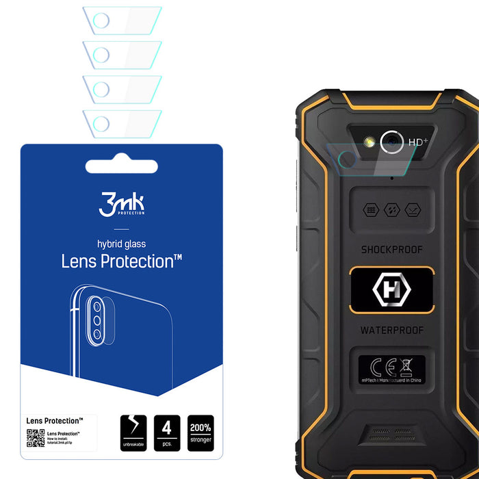 Хибридно стъкло за 3mk Lens Protection обектива на камерата на MyPhone Hammer Energy 2