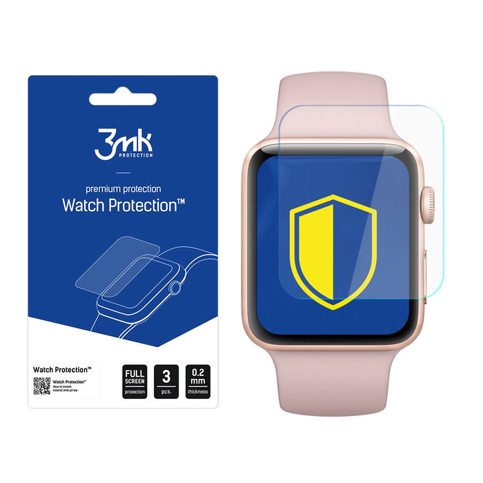 Защитно фолио 3mk Watch Protection™ v. ARC+ за Apple Watch 3 38 мм