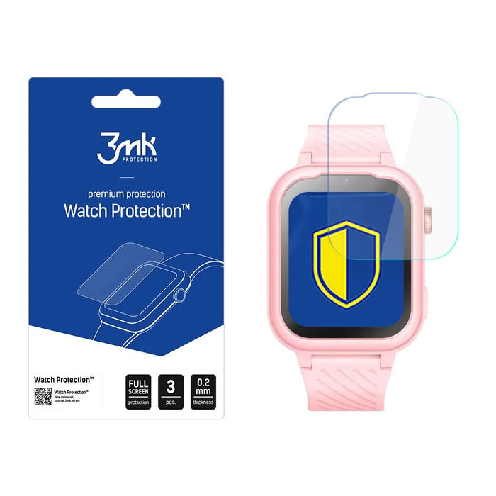3mk Watch Protection™ срещу хибридно стъкло FlexibleGlass на Garett Kids Essa