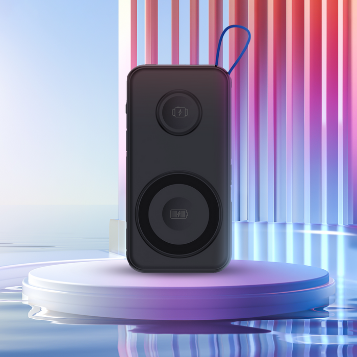 Преносима батерия Powerbank 3mk PastelUp 10,000mAh 22.5W USB 1A1C - черен
