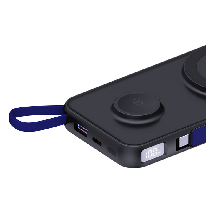 Преносима батерия Powerbank 3mk PastelUp 10,000mAh 22.5W USB 1A1C - черен