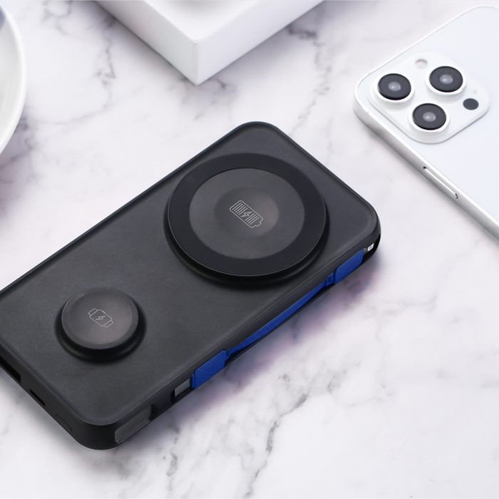 Преносима батерия Powerbank 3mk PastelUp 10,000mAh 22.5W USB 1A1C - черен