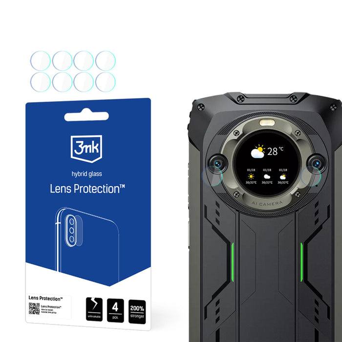 3mk хибридно стъкло за защита на обектива на камерата на Blackview BV9300 Pro