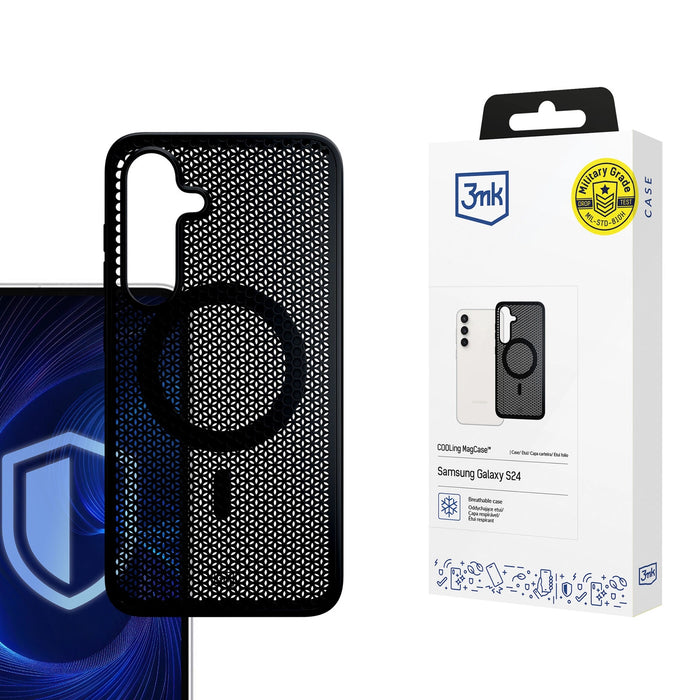 3mk COOLing MagCase за Samsung Galaxy S24 - черен
