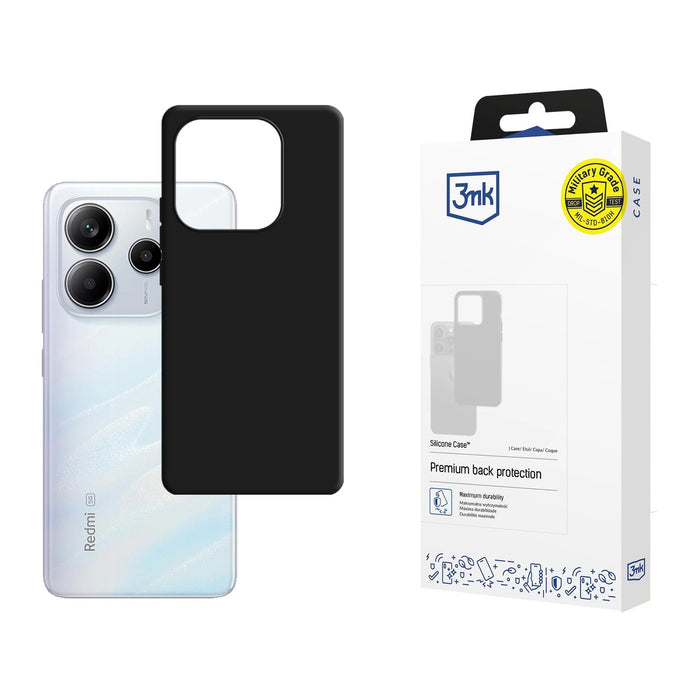 Силиконов кейс 3mk за Xiaomi Redmi Note 14 5G - черен