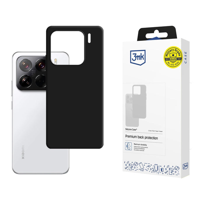 Силиконов калъф 3mk за Xiaomi 15 - черен