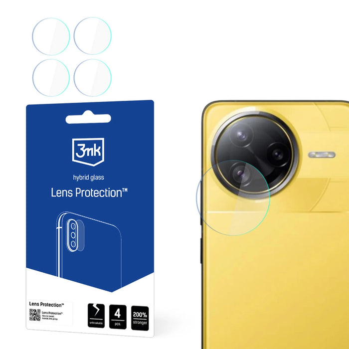 Хибридно стъкло за защита на обектива 3mk за обектив на камера Xiaomi Poco F7 Ultra