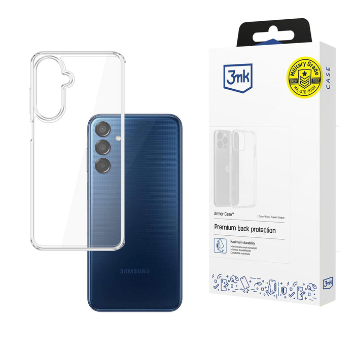 3mk Armor калъф за Samsung Galaxy M15 5G - прозрачен