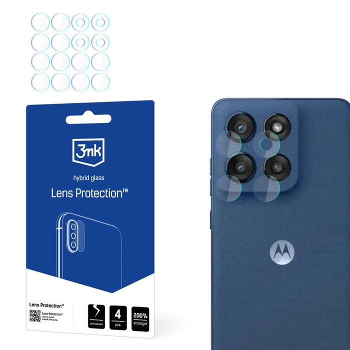 Хибридно стъкло за защита на обектива 3mk за обектив на камера Motorola Edge 60 Stylus
