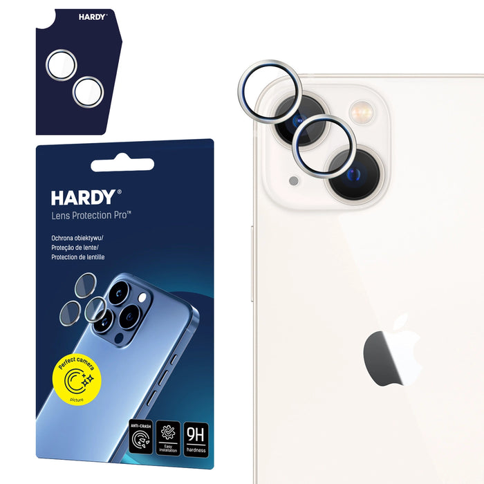 3mk HARDY Lens Protection Pro Glass за Apple iPhone 13 Mini / 13 - Сребрист