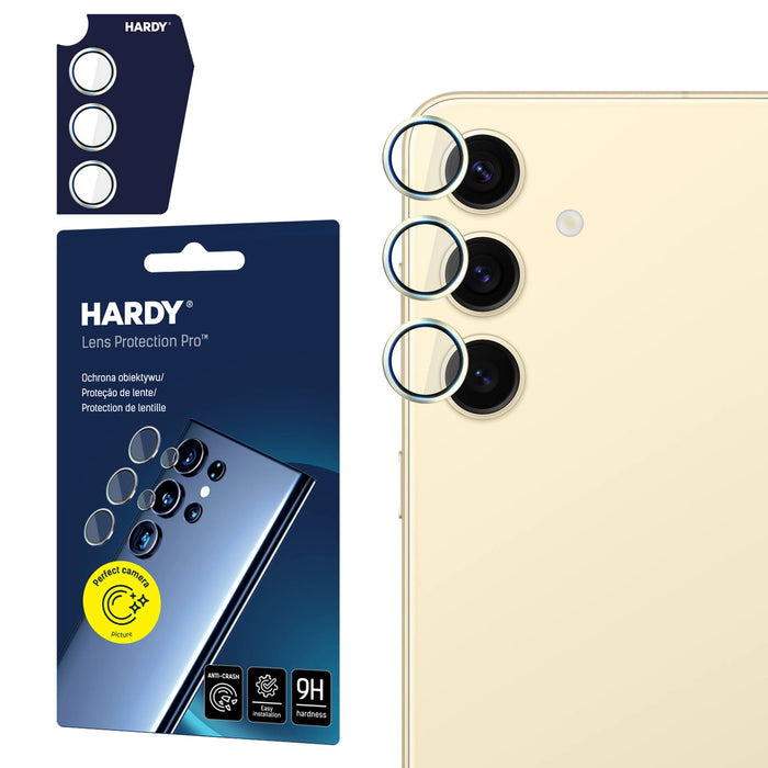 3mk HARDY Lens Protection Pro за Samsung Galaxy S24 - жълт