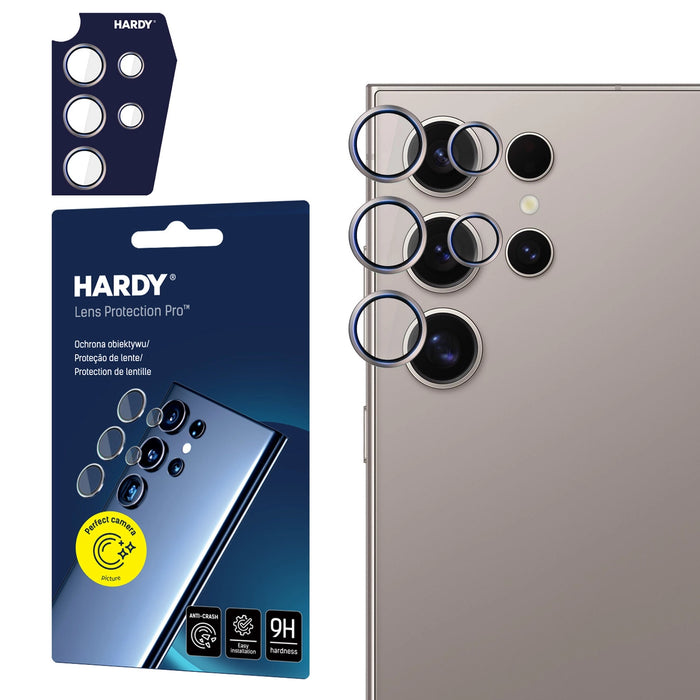 3mk HARDY Lens Protection Pro Glass за Samsung Galaxy S24 Ultra - Сиво