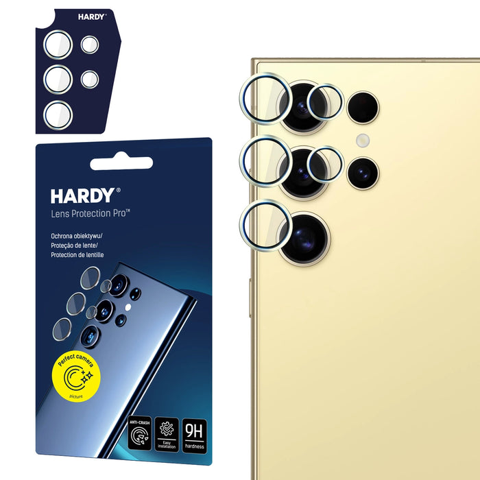 3mk HARDY Lens Protection Pro за Samsung Galaxy S24 Ultra - Жълт