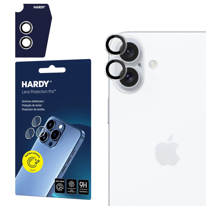 3mk HARDY Lens Protection Pro Glass за Apple iPhone 16 / 16 Plus - прозрачен