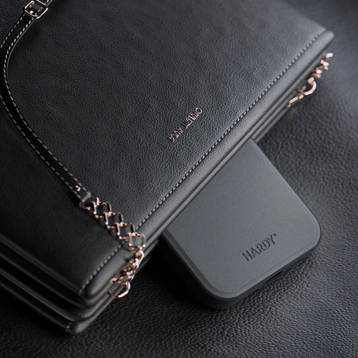 3mk Hardy Android Silky Leather MagCase за Samsung Galaxy S24+ - черен