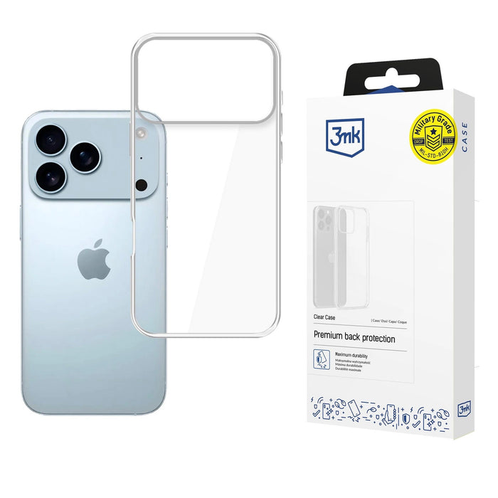 3mk Clear Case за Apple iPhone 17 Pro Max - прозрачен