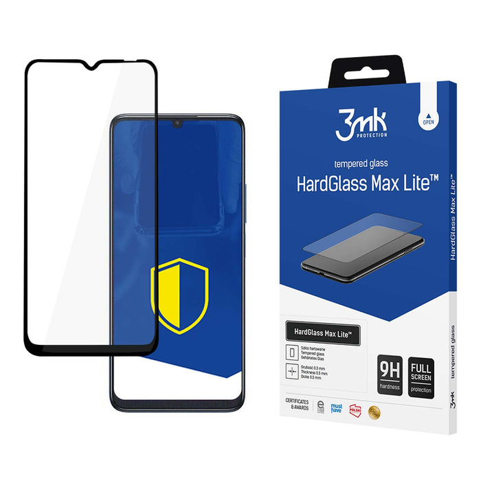 3mk HardGlass Max Lite черно закалено стъкло за TCL 505