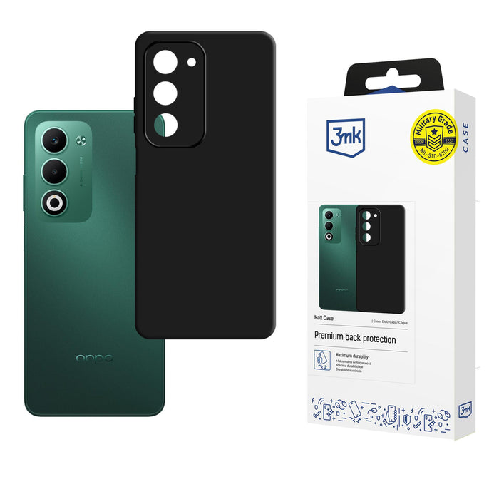 3mk Матов Калъф за Oppo A5 5G - Черен