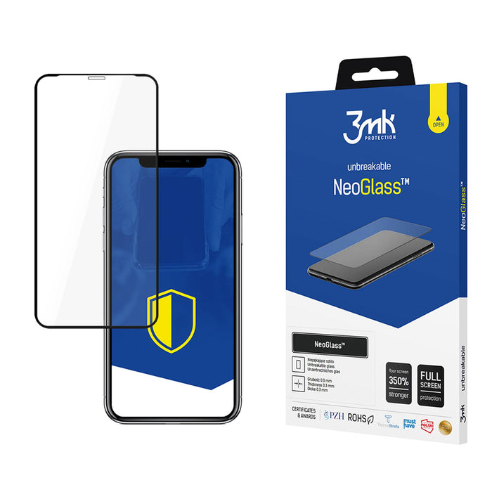 3mk NeoGlass черно композитно стъкло за Apple iPhone 11 Pro Max