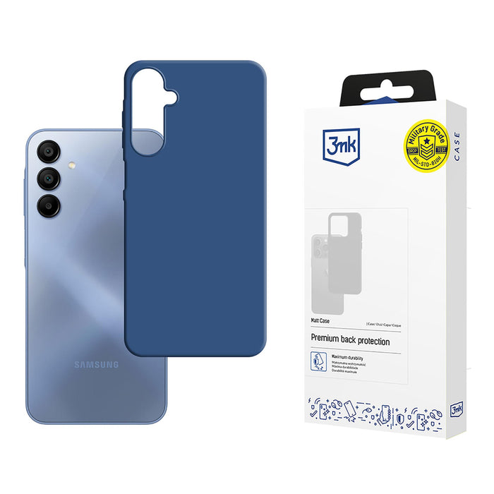 3mk Matt Case за Samsung Galaxy A15 5G - син мат
