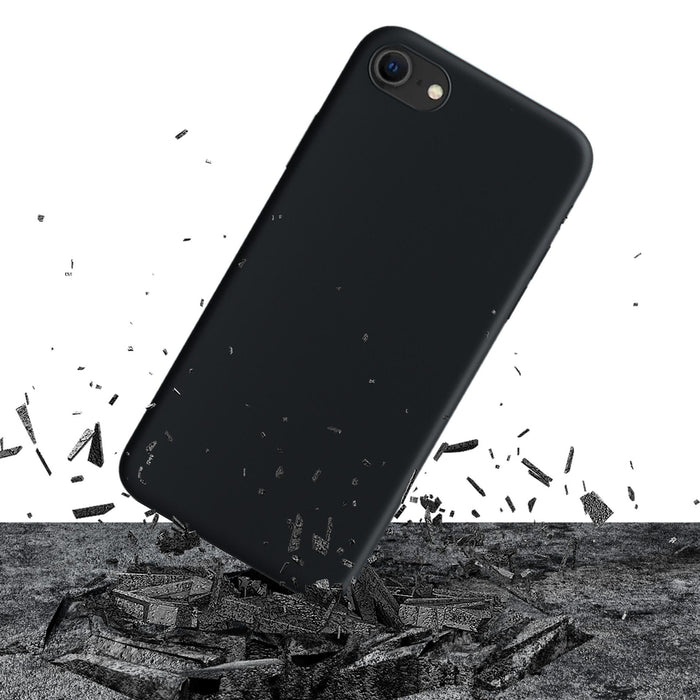 3mk Матов Калъф Pro за iPhone SE 2020 - Черен