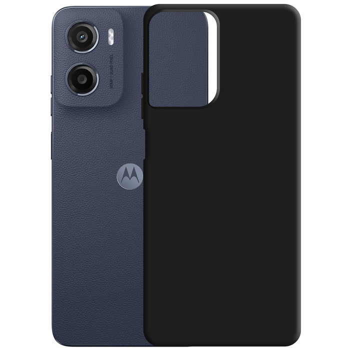 3mk Матов Калъф Pro за Motorola Moto E15 - Черен