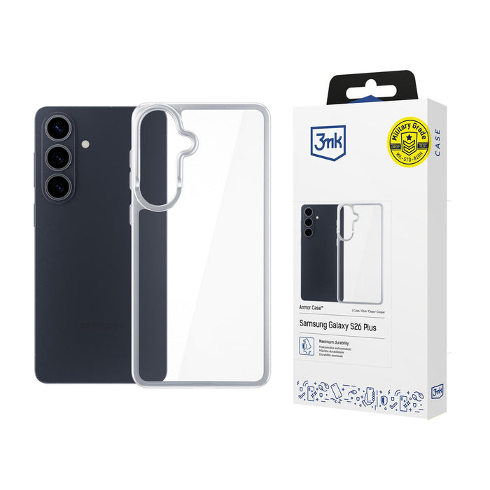 3mk Armor Case за Samsung Galaxy S26+ - прозрачен