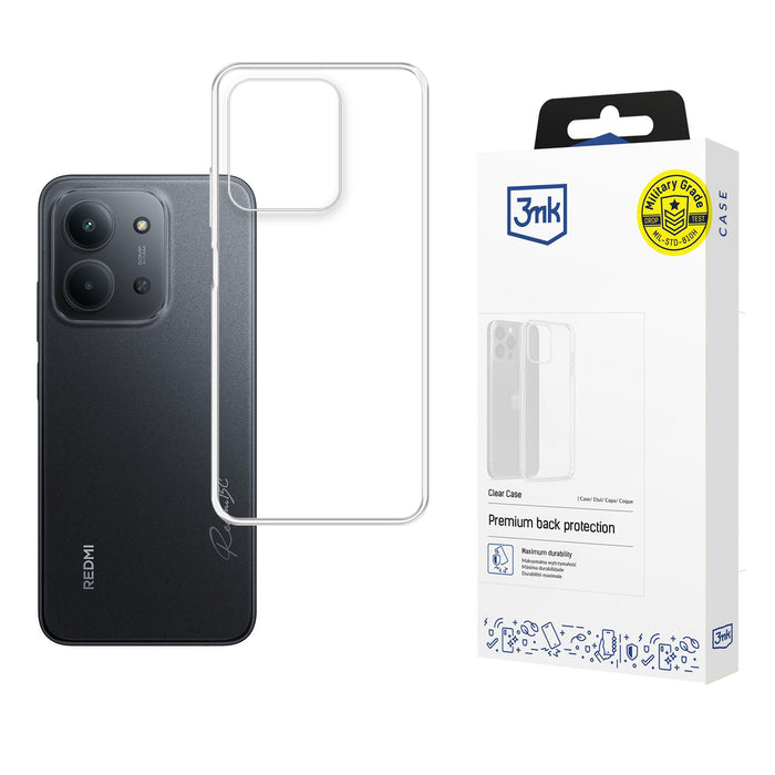 3mk Прозрачен калъф за Xiaomi Redmi 15C 4G/5G (173 мм) - прозрачен