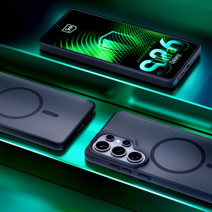 3mk Smoke MagCase за Samsung Galaxy S26 Ultra - сив-прозрачен