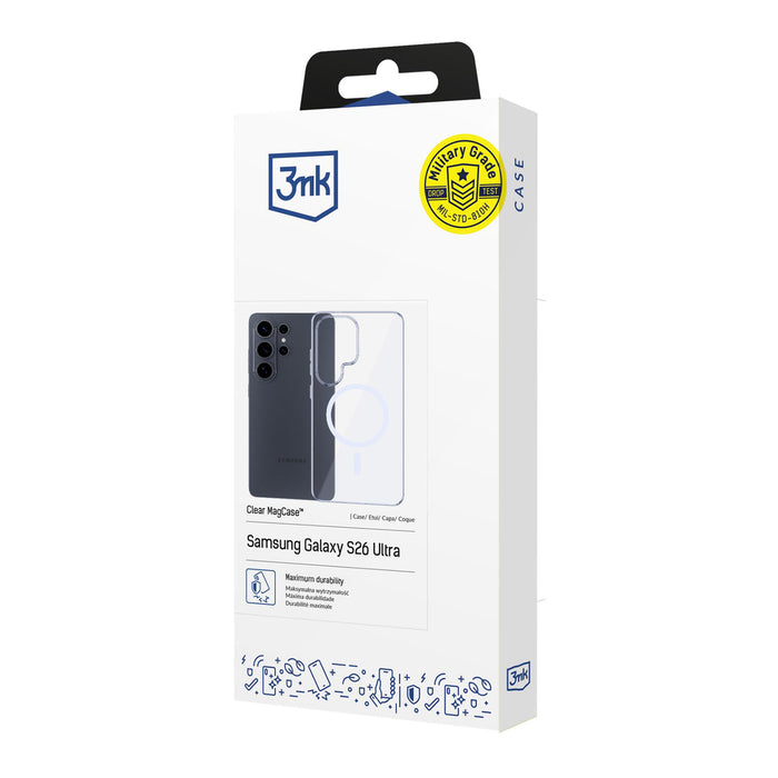 3mk Clear MagCase за Samsung Galaxy S26 Ultra - прозрачен