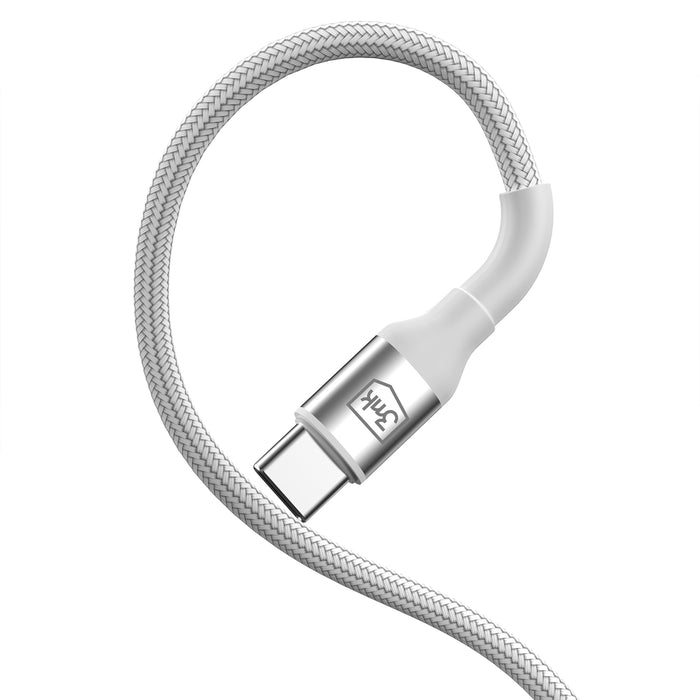 3mk Hyper Cable 3mk Hyper Cable N-SERIES USB-C / USB-C 1m 20V/5A 100W / бял