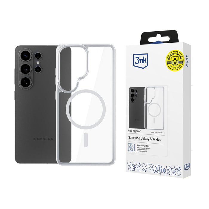 3mk Armor MagCase за Samsung Galaxy S26 Ultra - прозрачен