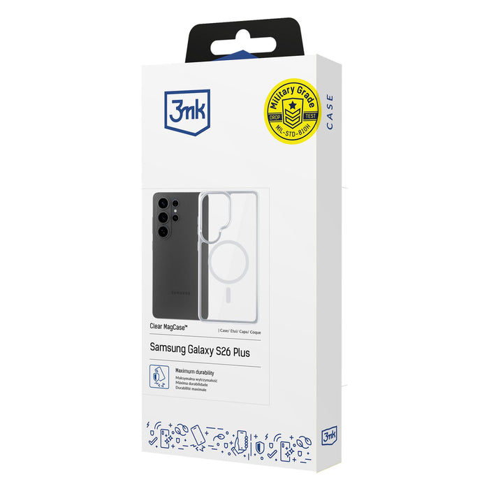 3mk Armor MagCase за Samsung Galaxy S26 Ultra - прозрачен
