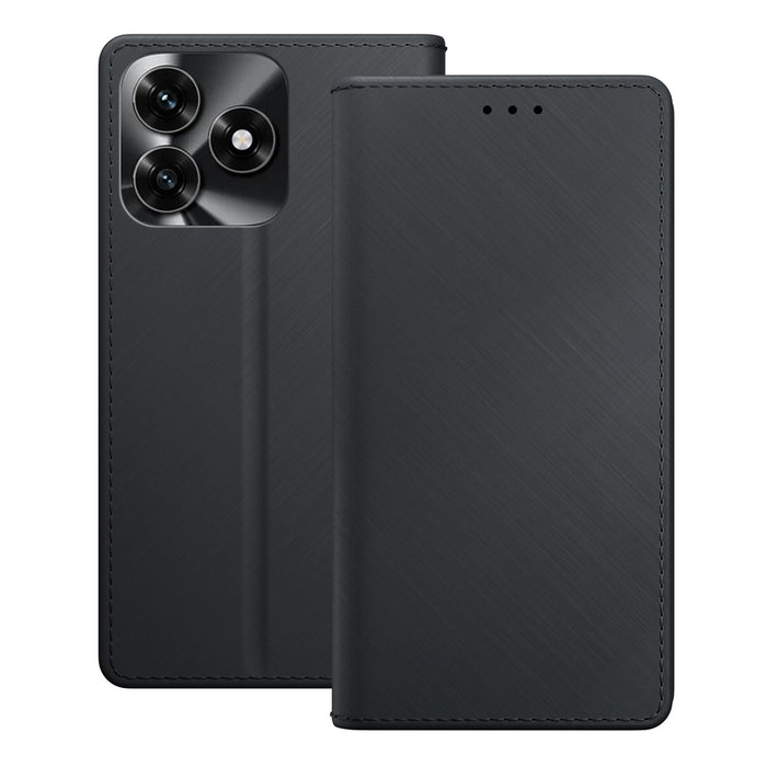 3mk калъф-портфейл за Honor X5C Plus 4G - черен